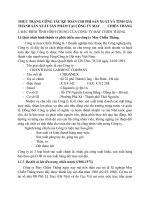 THỰC TRẠNG CÔNG TÁC KẾ TOÁN CHI PHÍ SẢN XUẤT VÀ TÍNH GIÁ THÀNH SẢN XUẤT SẢN PHẨM TẠI CÔNG TY MAY         CHIẾN THẮNG