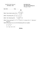 kiem tra 45'''' dai so 10