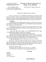 Bài soạn công văn hướng dẫn đánh giá chuẩn kiến thức KN