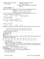 Bài giảng đề kiem tra đinh kì toán 7 kì II tuần 24