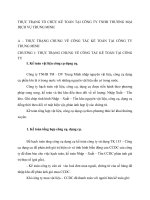 THỰC TRẠNG TỔ CHỨC KẾ TOÁN TẠI CÔNG TY TNHH THƯƠNG MẠI  DỊCH VỤ TRUNG MINH