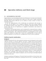 Operative delivery and third stage