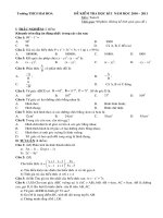 Bài soạn KT TOAN HOC KI 1