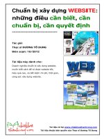 xây dựng web-những điều căn bản nhất cho bạn