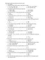 kiểm tra học kỳ II- Hóa 9