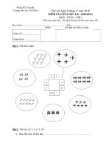 Gián án Ktra toán giữa kỳ I