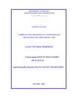 Luận văn nghiên cứu mức thụ hưởng các ấn phẩm báo chí trên địa bàn nông thôn tỉnh bắc ninh 