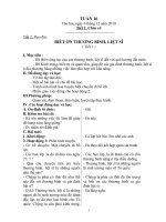 giáo án tuần 16 lớp 3