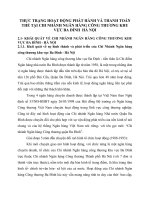 THỰC TRẠNG HOẠT ĐỘNG PHÁT HÀNH VÀ THANH TOÁN THẺ TẠI CHI NHÁNH NGÂN HÀNG CÔNG THƯƠNG KHU VỰC BA ĐÌNH  HÀ NỘI