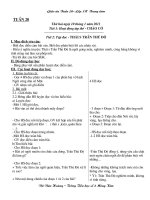 Tài liệu Giáo án lớp 5 - tuần 20