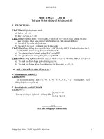 Tổng ôn HKI Toán 11./.