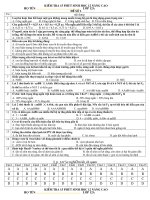 Kiểm tra 15 phút bài thứ 2