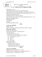 Bài giảng giao an 2 tuan 21 mot cot