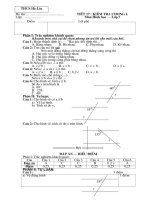 Gián án Đề kiểm tra Hình 7.1