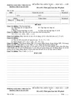 De kiem tra hoc ki 1 Toan 6 2010-2011( rat HOT)