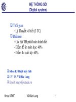 chương 1 hệ thống số