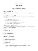 Đề kiểm tra học kì 1- CN11