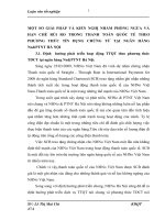 MỘT SỐ GIẢI PHÁP VÀ KIẾN NGHỊ NHẰM PHÒNG NGỪA VÀ HẠN CHẾ RỦI RO TRONG THANH TOÁN QUỐC TẾ THEO PHƯƠNG THỨC TÍN DỤNG CHỨNG TỪ TẠI NGÂN HÀNG No&PTNT HÀ NỘI