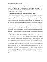 THỰC TRẠNG KIỂM TOÁN TÀI SẢN CỐ ĐỊNH TRONG KIỂM TOÁN BÁO CÁO TÀI CHÍNH DO CHI NHÁNH CÔNG TY TRÁCH NHIỆM HỮU HẠN KIỂM TOÁN VÀ TƯ VẤN AV VÀ C TẠI HÀ NỘI THỰC HIỆN