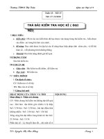 Tài liệu tiết trả bài KTHKI-tỉnh TN-2010