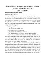 TÌNH HÌNH THỰC TẾ VỀ KẾ TOÁN CHI PHÍ SẢN XUẤT VÀ TÍNH GIÁ THÀNH SẢN PHẨM TẠI