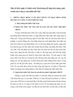 Một số kiến nghị về chính sách Marketing để tăng khả năng cạnh tranh của Công ty bảo hiểm Hà Nội