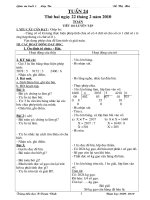 Gián án giao an buoi 1 lop 3 tuan 24