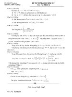 Bài giảng de thi thu dh sp 1