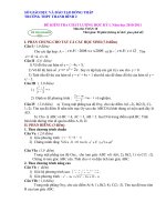 ĐỀ THI THỬ HKI TOÁN KHỐI 10 SỐ 1
