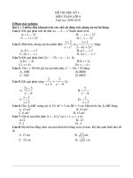Đề KTHKI toan 8