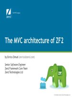 MVC architecture ZF2 