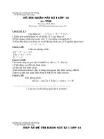 Đề+Đáp án TOÁNThi KS Họckì1-2011