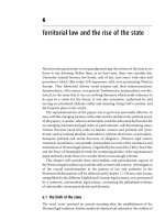 Territorial law and the rise of the state
