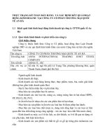 THỰC TRẠNG KẾ TOÁN BÁN HÀNG  VÀ XÁC ĐỊNH KẾT QUẢ HOẠT ĐỘNG KINH DOANH  TẠI CÔNG TY CỔ PHẦN THƯƠNG MẠI QUỐC TẾ AN HÀ