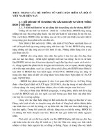 THỰC TRẠNG CỦA HỆ THỐNG TỔ CHỨC BẢO HIỂM XÃ HỘI Ở VIỆT NAM HIỆN NAY