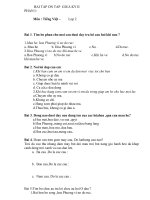 Bài soạn Bai tap on tapTV phan 1 HKII