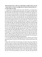 MỘT SỐ NHẬN XÉT VÀ ĐỀ XUẤT NHẰM HOÀN THIỆN CÔNG TÁC KẾ TOÁN TSCĐ VÀ NÂNG CAO HIỆU QUẢ SỬ DỤNG TSCĐ Ở CÔNG TY