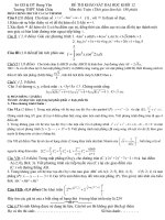 Bài soạn DE+DAP AN THI THU 2011