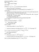 đề thi học kì 1 của Sở GD Kien Giang