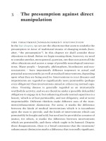 The presumption against direct manipulation