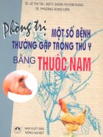 Phòng trị một số bệnh thường gặp trong thú y bằng thuốc Nam