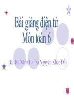 Tài liệu Chuong II-Bai 10-Nhan Hai So Nguyen Khac Dau