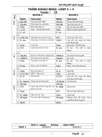 Bài soạn GA LOP GHEP 4+5 TUAN 25