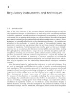 Regulatory instruments and techniques