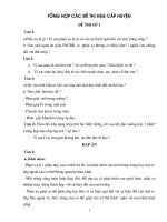 Bài soạn TỔNG HỢP ĐỀ THI HSG SH8(Đỉnh cao)