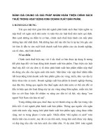 ĐÁNH GIÁ CHUNG VÀ GIẢI PHÁP NHẰM HOÀN THIỆN CHÍNH SÁCH THUẾ TRONG HOẠT ĐỘNG KINH DOANH XUẤT BẢN PHẨM