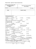 Đề Bồi dưỡng HSG K.12