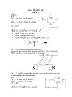 Kiem tra HKI ly 9 (2de+dap an)
