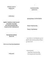 Nghiên cứu ảnh hưởng của nhân tố gắn kết (involvement) với sản phầm đến sự trung thành thương hiệu ứng dụng tại công ty trường hải auto 