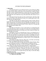 Bài giảng KỸ THUẬT XÂY DỰNG KẾ HOẠCH